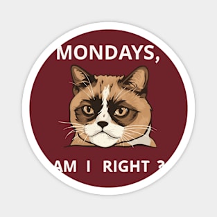 Mondays, Am I Right? Magnet